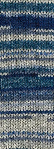 Lana Grossa MEILENWEIT 100 DENIM MIX BLUE (100g) Fb. 4606