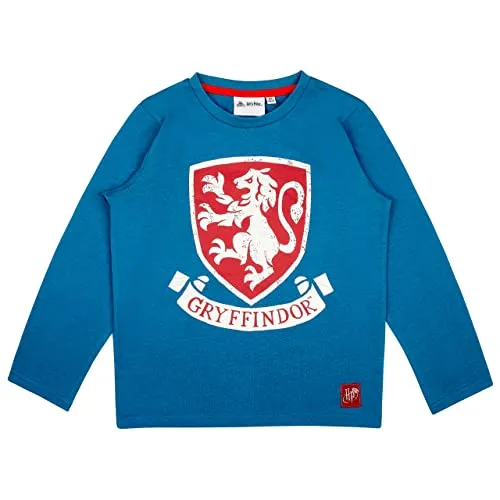 Harry Potter Langarmshirt in verschiedenen Designs (Blau, 116)