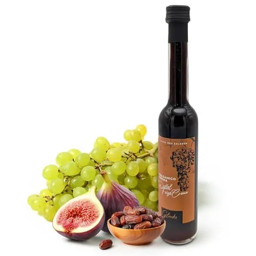 Glücks Momente Dattel Feige Crema 100ml Balsamico Crema Frucht Essigzubereitung mit 3% Säure