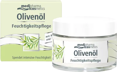 medipharma cosmetics Olivenöl Feuchtigkeitspflege 50 ml - Medizinische Körperpflege mit wertvollem Olivenöl für intensive Feuchtigkeit und Pflege, ideal für trockene Haut.