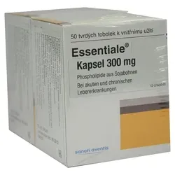 Essentiale Kapseln 300 mg - 100 Hartkapseln - Leberunterstützende Kapseln mit essentiellen Phospholipiden zur Regeneration der Leberzellen und Verbesserung von Beschwerden bei Leberschäden.