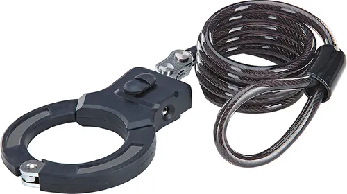 Prophete Fahrradschloss 7237, Kabelschloss 120cm - Fahrrad-Kabelschlösser mit sicherem Lasercut Schlüssel und Sicherheitslevel 4. Ideal für E-Bikes und Elektroroller, inklusive praktischer Halterung.