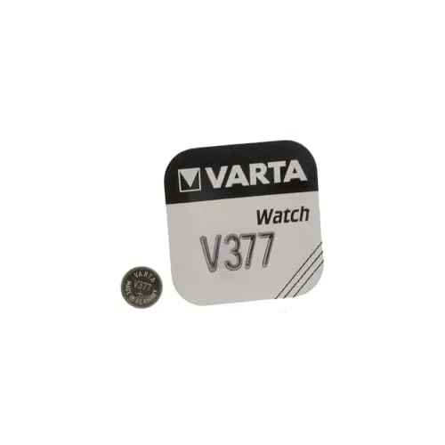 Varta 38506 SR66 (V377) Zink-Onoxid-Batterien, silberfarben, 155 V