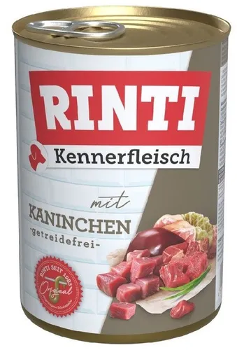Rinti | Kennerfleisch | 400g Dose - Kaninchen 400g