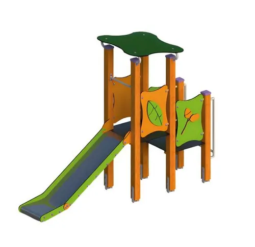 Rutschbahn für den Spielplatz – Modernes Kindervergnügen - Robuste Rutschbahn für Kinder von 1-11 Jahren, ideal für Spielbereiche mit Burg-Thema. Mit 215 cm Höhe und 2 Jahren Herstellergarantie für sicheres Spielen.