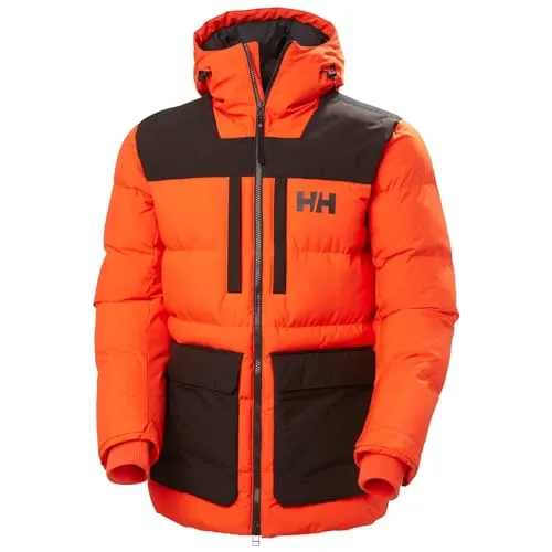 Helly Hansen Men’s Patrol Puffy Insulated Jacket - Outdoor Freizeitjacken für Herren, ideal für extreme Kälte und verlängert Ihre Winterabenteuer mit hervorragender Isolierung.