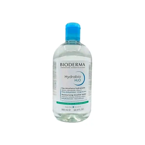 Bioderma Hydrabio H2O Mizellenwasser 500ml - Gesichtsreiniger & -wasser, entfernt sanft Make-up und spendet intensive Feuchtigkeit für ein strahlendes Hautbild.