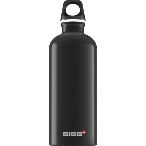 SIGG Alu Trinkflasche Traveller Schwarz