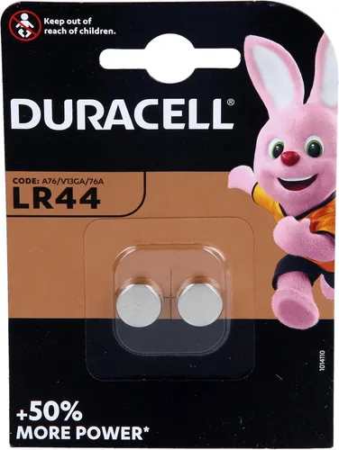 Produktbild Batterien Knopfzelle LR 44 A76 Duracell 2 St
