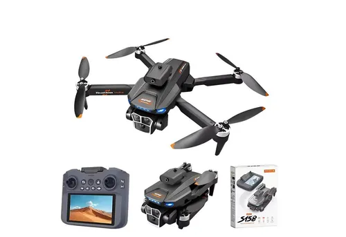 Goldstern-Tech RC-Quadrocopter S158 MAX (GPS-Drohne, Full-HD Videoübertragung), Bildschirm-Controller, Headless-Modus & Auto-Return