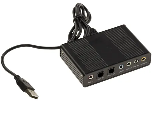 Externe 5.1 Soundkarte Über USB-Anschluss