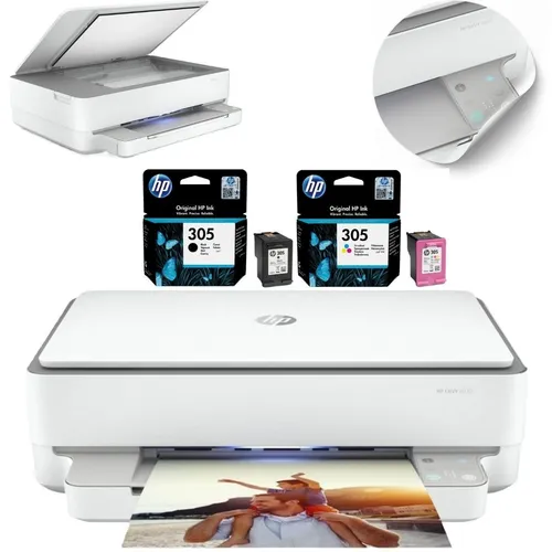 HP ENVY 6030 Multifunktionsdrucker - Wi-Fi, 4800x1200 DPI - Multifunktionsdrucker für Zuhause und Büro, der druckt, scannt und kopiert. Mit beeindruckender Druckqualität und HP Instant Ink für stressfreies Drucken.