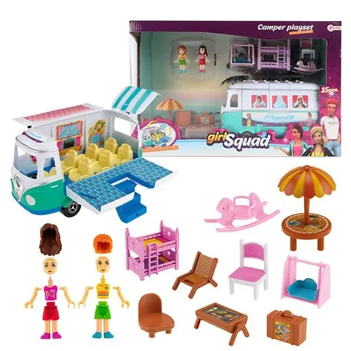Toi Toys Girl Squad Spielset Wohnmobil – 43 x 28 cm