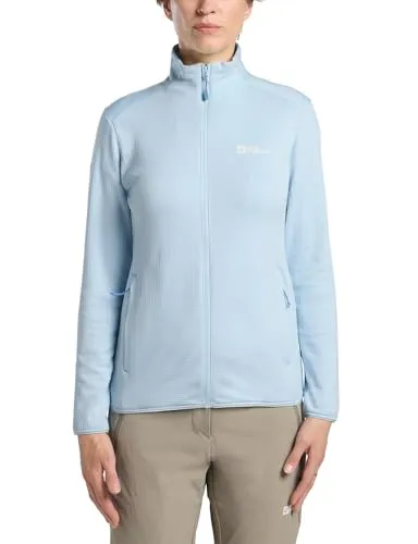 Jack Wolfskin KOLBENBERG FZ W Funktionsjacke - Leichter Midlayer aus Gitter-Fleece mit 2 Hüfttaschen für bequemen Tragekomfort – ideal für aktive Outdoor-Abenteuer.