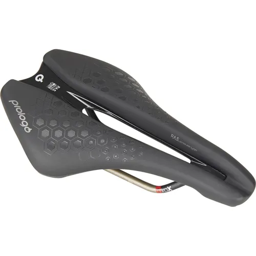 Prologo Sattel Dimension Tri Nack 245x143mm Schwarz - Fahrradsattel für Rennen und MTB, leicht und ergonomisch für optimalen Komfort bei langen Fahrten.