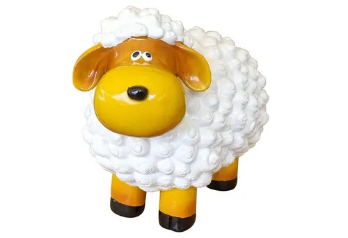 Fachhandel Plus Tierfigur Lustige Tierdeko Schaf klein bunt versch. Farben auswählbar (1 St), Charmante Tierfigur