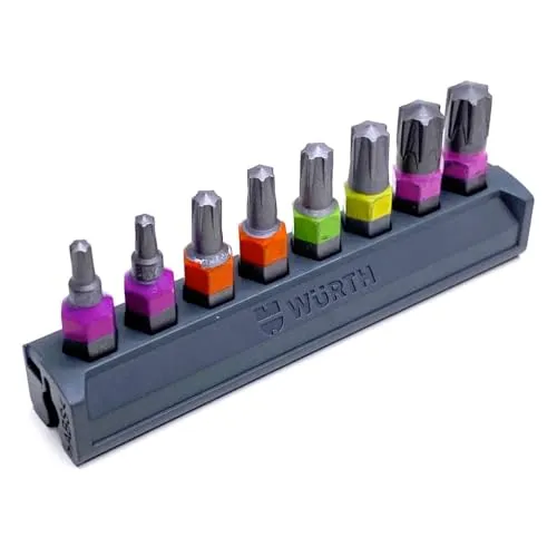Würth 1/4 Zoll Bit Satz 8 Teile AW 10 20 25 30 40 Bitriegel Set für ASSY Schrauben 0614400020