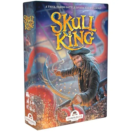 Grandpa Beck's Games | Skull King | Card Game | 2-8 Players | Ages 8+ | English