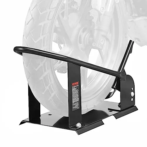 VEVOR Motorrad-Reifenkeil-Nest-Halterung - Abnehmbar & Verstellbar - Sonstige Elektroinstallationsartikel - Universelle Halterung für Motorradreifen, robust und stabil mit einer Maximalbelastung von 816,5 kg, ideal für Werkstätten oder Zuhause.