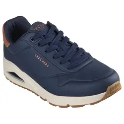 Skechers Herren Sneakers Marineblau 43 EU - Herren-Sneaker aus atmungsaktivem Material, ideal für den Alltag und komfortable Trageerlebnisse.