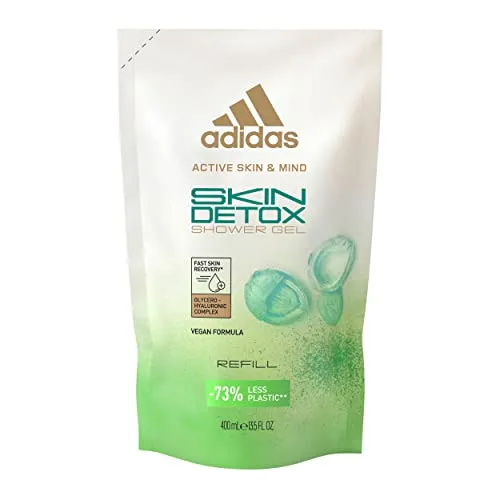 Adidas Active Skin & Mind Skin Detox Shower Gel Refill Duschgel, 400 ml