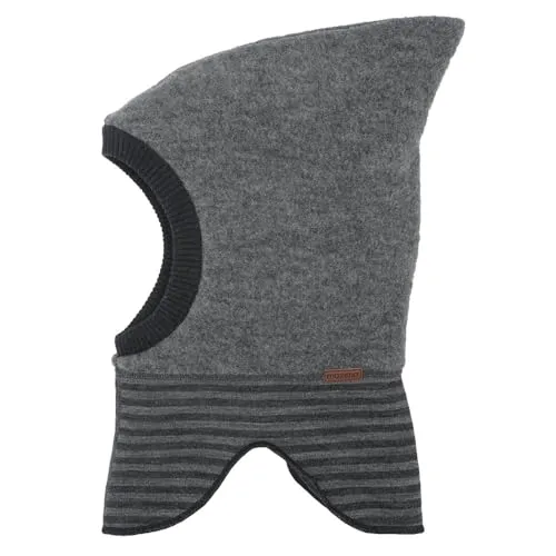 maximo GOTS MINI-Schlupfmütze aus Wollfleece - Praktische Zipfelmütze aus 100% Merinowolle mit weichem Jerseyfutter, ideal für kalte Tage. Hält Kopf und Nacken warm und bietet optimalen Tragekomfort. Made in Germany.