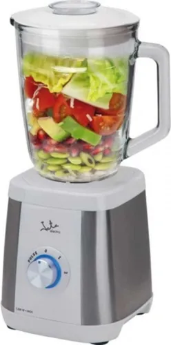 Jata BT797 Batidora de Vaso 1300W 1.5L - Standmixer mit 1,5L Glaskanne, ideal zum Zerkleinern von Eis für köstliche Smoothies. Robuster Edelstahlkörper und sicheres Design für sorgenfreies Mixen.