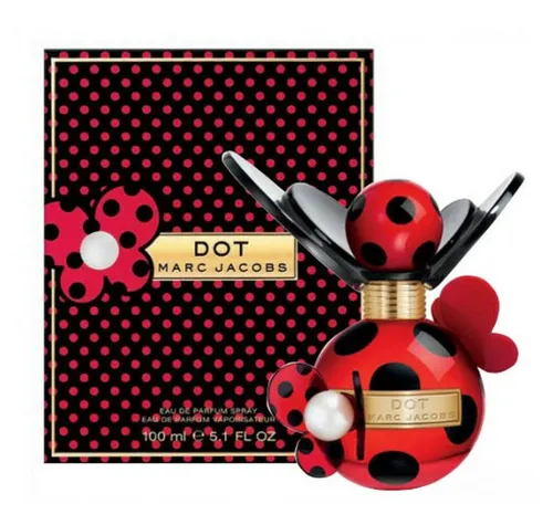 Marc Jacobs Dot Eau de Parfum 50ml - Damenduft mit fruchtig-blumiger Note, ideal für sonnige Tage und die fröhliche Frau von heute. Die verspielte Komposition aus roten Beeren und Kokosnuss sorgt für einen lebendigen Duft, der Optimismus ausstrahlt.