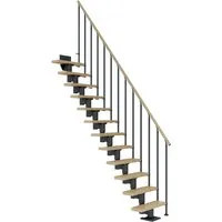 Produktbild Dolle Mittelholmtreppe Dublin Ahorn Anthrazit
