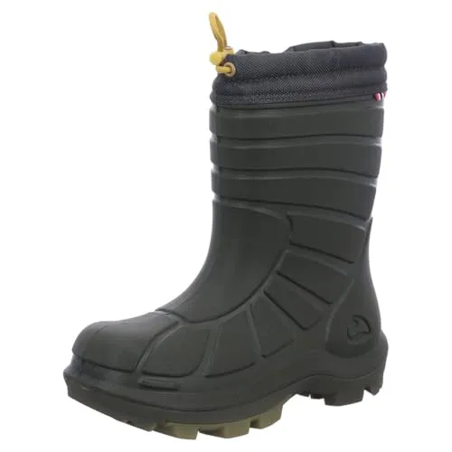 Viking Unisex Kinder Extreme Warm Schneestiefel - Huntinggreen Khaki, 26 EU - Stiefel für Jungen, 100% wasserdicht und hält die Füße bis -20°C warm, ideal für kalte Wintertage.