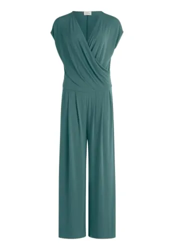 Vera Mont Damen Overall 7/8 Länge mit modernem Muster in grün von Vera Mont