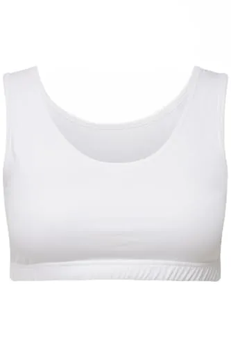 Ulla Popken Damen Bustier T-Shirt-BH, Schwarz, 46-48