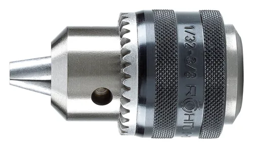 Röhm Zahnkranz-Bohrfutter Prima 0,5 - 6,5 mm B10 - Bohrfutter für präzises Bohren, mit einem Spannbereich von 0,5 bis 6,5 mm, ideal für vielseitige Anwendungen in Werkstätten.