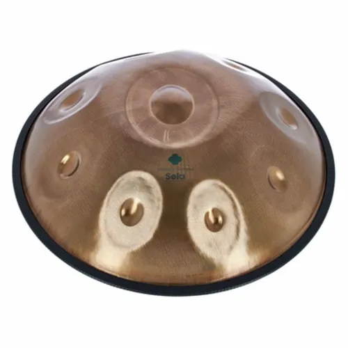 Sela Harmony Handpan D Kurd 201 - Handgefertigter Edelstahl - Handpan D Kurd (440 Hz) SE201, professionell gestimmt und aus rostfreiem Edelstahl, ideal für Musiker und Entspannungssuchende, inkl. gepolsterter Tasche.