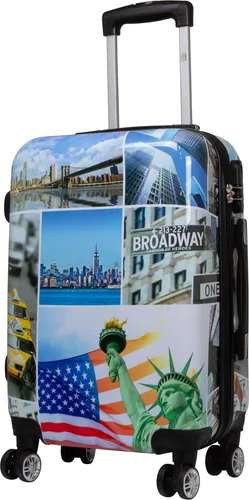 Polycarbonat Kleiner Handgepäck Reisekoffer Liberty 55 cm Motivkoffer