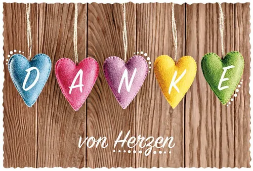 BSB Grußkarten Danke von BSB