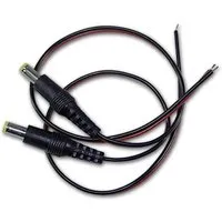 world-trading-net 2er Pack DC-Stecker 55x21mm mit 30cm Kabel