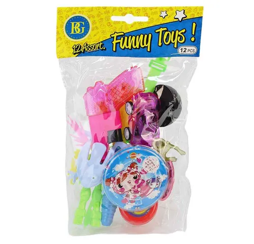 B&G INTERNATIONAL Spielesammlung Kleinteile Spielzeug Mix - 12 Stück im Beutel