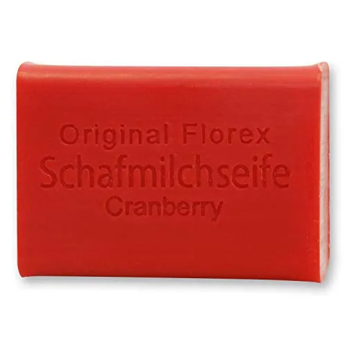 Florex Schafmilchseife - Cranberry - süß-säuerlicher Duftzauber von Cranberry 100 g