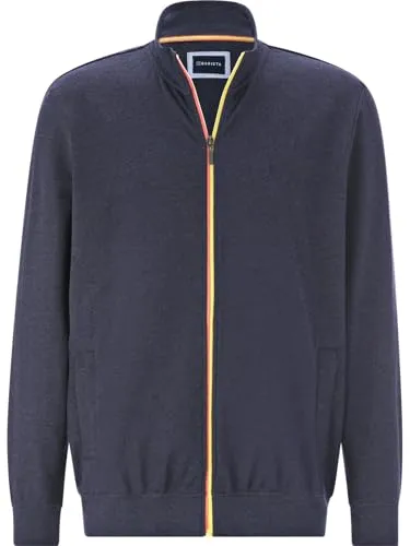 BABISTA Herren Sweatjacke Ulvin dunkelblau 2XL - Stilvolle Funktionalität - Funktionsjacke aus hochwertiger Baumwollmischung, ideal für Alltag und Freizeit. Mit modischem Stehkragen, kontrastfarbigen Reißverschluss und dezenter Stickerei.