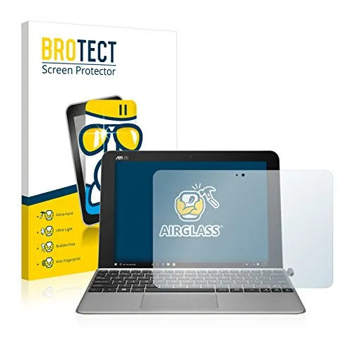 BROTECT Schutzglas für ASUS Transformer Mini T102HA Schutzfolie Panzer Folie Glas Displayschutz Made in Germany [Kratzfest 9H, Anti-Fingerprint]
