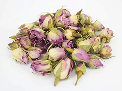 1000Kräuter Rosenknospen rosa ganz getrocknet Rosenblüten Knospen Rosentee Tee (100g)