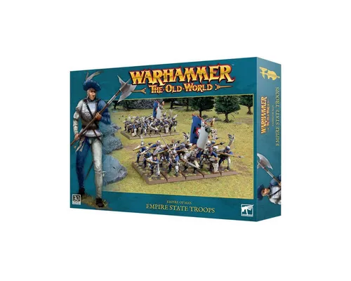 Games Workshop Warhammer The Old World - Empire State Troops - Detaillierte Spielfigur für strategisches Gameplay, ideal für Sammler und Spieler von Warhammer. Perfekt für spannende Schlachten im Old World Universum.