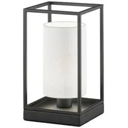 Fischer & Honsel Tischleuchte Gilli - Weiße Textilleuchte mit Schnurschalter - Tischleuchte Gilli in Weiß, aus hochwertigem Textil, mit praktischem Schnurschalter. Perfekt für stimmungsvolle Beleuchtung in Ihrem Wohnraum.