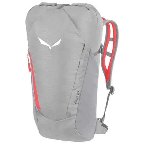 Salewa Kinder Ortles 16 Kletterrucksack 16L, grau - Kletterrucksack für Kinder, leicht und ideal für schnelle Touren am Fels, robust und funktional