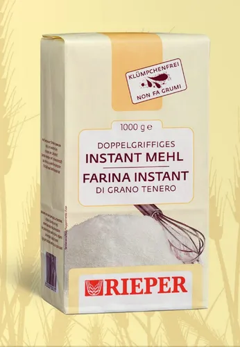 Doppelgriffiges Weizenmehl Instantmehl Type 0 Rieper 1 kg