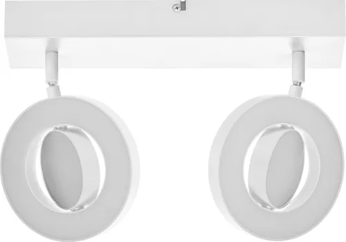 Ledvance LED Deckenleuchte Spot Saturn 21W - Deckenleuchte mit 21W und 2180lm, einstellbare Farbtemperatur (3000K/4200K/6500K) per Schalter. Ideal für Korridore, Wohnzimmer und Arbeitsbereiche – einfache Montage und hochwertige Verarbeitung.