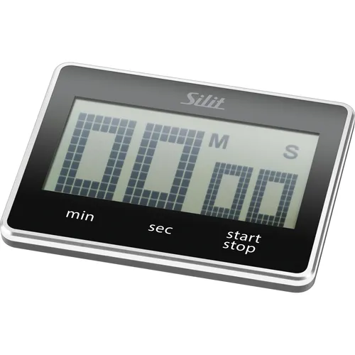 Silit Attimo Kurzzeitwecker digital - 9 x 7 cm Küchentimer, großes LCD-Display und lauter Signalton für präzises Kochen