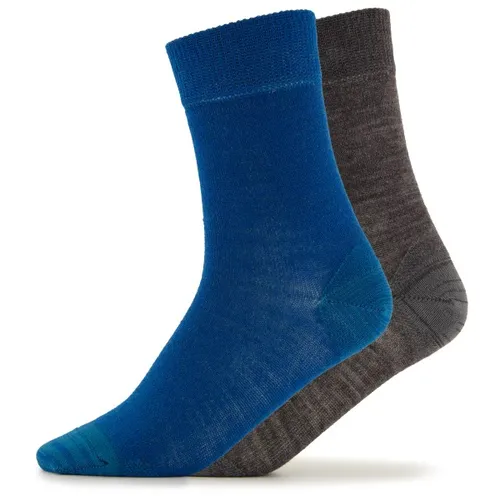 Devold - Kid's Daily Merino Light Sock 2-Pack - Multifunktionssocken 25-27 | EU 25-27 blau