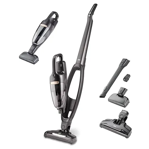 AEG QX6-1-45AN - Akku Staubsauger kabellos, 45 min Laufzeit, leise und ideal für Tierhaare von Hund und Katze